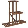 Soporte para flores de madera maciza abeto 81x25x75,5 cm de vidaXL, Soportes para macetas - Ref: Foro24-362871, Precio: 32,07...