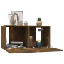 Muebles para TV colgantes 3 uds roble ahumado 60x30x30 cm en Muebles TV | Comprar online en Foru.es