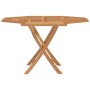 Mesa de jardín plegable madera maciza de teca 110x110x75 cm de vidaXL, Mesas de jardín - Ref: Foro24-362617, Precio: 164,74 €...