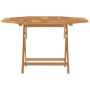 Mesa de jardín plegable madera maciza de teca 110x110x75 cm de vidaXL, Mesas de jardín - Ref: Foro24-362617, Precio: 164,74 €...