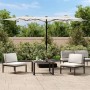 Sombrilla doble blanco arena 316x240 cm de vidaXL, Sombrillas - Ref: Foro24-362961, Precio: 132,43 €, Descuento: %