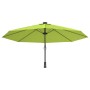 Sombrilla de pared verde manzana 290 cm de vidaXL, Sombrillas - Ref: Foro24-362889, Precio: 110,61 €, Descuento: %