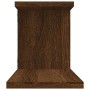 Estante de pared para TV madera roble marrón 125x18x23 cm en Estanterías | Comprar online en Foru.es