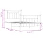 Estructura de cama con cabecero y estribo metal negro 100x190cm de vidaXL, Camas y somieres - Ref: Foro24-353549, Precio: 94,...