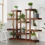Soporte para flores madera maciza de abeto 110x25x110,5 cm de vidaXL, Soportes para macetas - Ref: Foro24-362857, Precio: 66,...