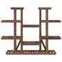 Soporte para flores madera maciza de abeto 110x25x110,5 cm de vidaXL, Soportes para macetas - Ref: Foro24-362857, Precio: 66,...