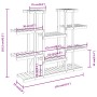 Soporte para flores madera maciza de abeto 110x25x110,5 cm de vidaXL, Soportes para macetas - Ref: Foro24-362857, Precio: 66,...