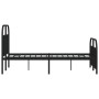 Estructura de cama cabecero y estribo metal negro 120x200 cm de vidaXL, Camas y somieres - Ref: Foro24-353651, Precio: 113,52...