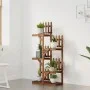 Soporte para flores madera maciza de abeto 60x25x130 cm de vidaXL, Soportes para macetas - Ref: Foro24-362873, Precio: 50,29 ...
