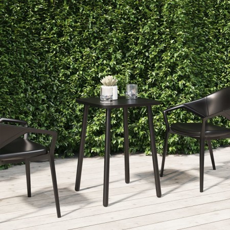 Mesa de jardín acero gris antracita 50x50x71 cm de vidaXL, Mesas de jardín - Ref: Foro24-362736, Precio: 73,42 €, Descuento: %