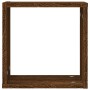 Estantes cubo de pared 2 unidades roble marrón 30x15x30 cm en Estanterías | Comprar online en Foru.es