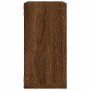 Estantes cubo de pared 4 unidades roble marrón 30x15x30 cm en Estanterías | Comprar online en Foru.es