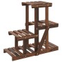 Soporte para flores madera maciza de abeto 58x25x51 cm de vidaXL, Soportes para macetas - Ref: Foro24-362869, Precio: 32,91 €...