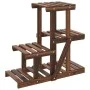 Soporte para flores madera maciza de abeto 58x25x51 cm de vidaXL, Soportes para macetas - Ref: Foro24-362869, Precio: 30,75 €...