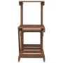 Soporte para flores madera maciza de abeto 58x25x51 cm de vidaXL, Soportes para macetas - Ref: Foro24-362869, Precio: 30,75 €...