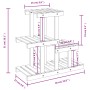 Soporte para flores madera maciza de abeto 58x25x51 cm de vidaXL, Soportes para macetas - Ref: Foro24-362869, Precio: 32,91 €...