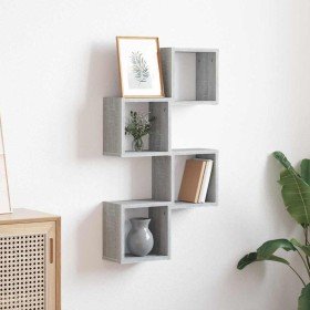 Estanterías de pared 4 pcs Gris 26 x 15 x 26 cm en Estanterías | Comprar online en Foru.es