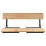 Mesa y bancos plegables de bar 3 piezas madera maciza de abeto de vidaXL, Conjuntos de jardín - Ref: Foro24-363112, Precio: 2...