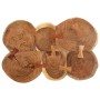 Mesa de centro 6 troncos madera maciza acacia 36 cm de vidaXL, Mesas de centro - Ref: Foro24-353300, Precio: 179,76 €, Descue...