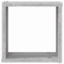 Estanterías de pared 4 pcs Gris 26 x 15 x 26 cm en Estanterías | Comprar online en Foru.es