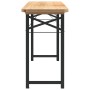 Mesa y bancos plegables de bar 3 piezas madera maciza de abeto de vidaXL, Conjuntos de jardín - Ref: Foro24-363112, Precio: 2...