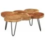 Mesa de centro 6 troncos madera maciza acacia 36 cm de vidaXL, Mesas de centro - Ref: Foro24-353300, Precio: 176,62 €, Descue...