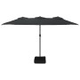 Sombrilla doble negro 449x245 cm de vidaXL, Sombrillas - Ref: Foro24-362951, Precio: 207,61 €, Descuento: %
