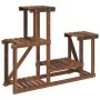 Soporte para flores madera maciza de abeto 90x25x73,5 cm de vidaXL, Soportes para macetas - Ref: Foro24-362875, Precio: 37,96...