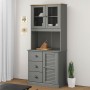 Armario superior tocador VIGO madera de pino gris 78x30x100 cm de vidaXL, Aparadores - Ref: Foro24-353207, Precio: 154,69 €, ...