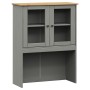 Armario superior tocador VIGO madera de pino gris 78x30x100 cm de vidaXL, Aparadores - Ref: Foro24-353207, Precio: 154,69 €, ...