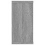 Estante cubo pared 4 uds contrachapada gris Sonoma 100x15x30 cm en Estanterías | Comprar online en Foru.es