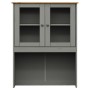 Armario superior tocador VIGO madera de pino gris 78x30x100 cm de vidaXL, Aparadores - Ref: Foro24-353207, Precio: 154,69 €, ...