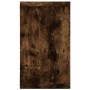 Estante cúbico de pared 2 uds madera roble ahumado 80x15x26,5cm en Estanterías | Comprar online en Foru.es