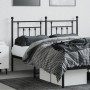 Cabecero de metal negro 135 cm de vidaXL, Cabeceros y pies de cama - Ref: Foro24-353569, Precio: 47,88 €, Descuento: %