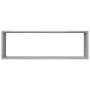 Estante cúbico de pared 2 uds madera gris Sonoma 80x15x26,5cm en Estanterías | Comprar online en Foru.es