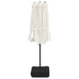 Sombrilla doble blanco arena 449x245 cm de vidaXL, Sombrillas - Ref: Foro24-362945, Precio: 186,52 €, Descuento: %