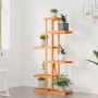 Soporte para flores de madera maciza abeto 75x25x140,5 cm de vidaXL, Soportes para macetas - Ref: Foro24-362866, Precio: 53,3...