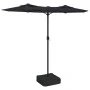 Sombrilla doble negra 316x240 cm de vidaXL, Sombrillas - Ref: Foro24-362967, Precio: 138,63 €, Descuento: %