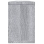 Estantes cúbicos de pared 2 uds madera gris Sonoma 60x15x23 cm en Estanterías | Comprar online en Foru.es