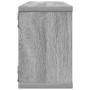 Estantes cúbicos de pared 4 uds madera gris Sonoma 60x15x23 cm en Estanterías | Comprar online en Foru.es