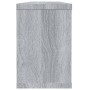 Estantes cúbicos de pared 6 uds madera gris Sonoma 60x15x23 cm en Estanterías | Comprar online en Foru.es