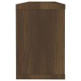 Estantes cúbicos de pared 2 uds madera roble marrón 60x15x23 cm en Estanterías | Comprar online en Foru.es