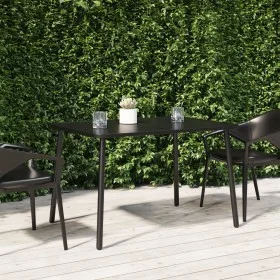 Mesa de jardín acero gris antracita 110x80x71 cm de vidaXL, Mesas de jardín - Ref: Foro24-362739, Precio: 160,92 €, Descuento: %