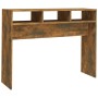 Mesa consola madera contrachapada roble ahumado 105x30x80 cm en Mesas auxiliares | Comprar online en Foru.es