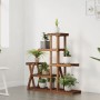 Soporte para flores madera maciza de abeto 95x25x96 cm de vidaXL, Soportes para macetas - Ref: Foro24-362879, Precio: 56,46 €...