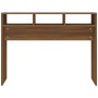 Mesa consola madera contrachapada roble marrón 105x30x80 cm en Mesas auxiliares | Comprar online en Foru.es