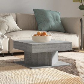 Mesa de centro madera de ingeniería gris Sonoma 57x57x30 cm en Mesas de centro | Comprar online en Foru.es