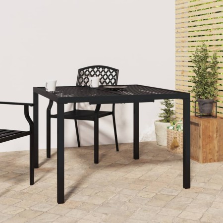 Mesa de jardín de acero gris antracita 100x100x72 cm de vidaXL, Mesas de jardín - Ref: Foro24-362744, Precio: 153,97 €, Descu...