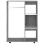 Armario madera contrachapada gris Sonoma 80x40x110 cm en Armarios roperos | Comprar online en Foru.es