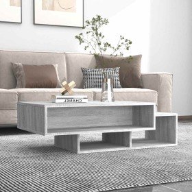 Mesa de centro madera de ingeniería gris Sonoma 105x55x32 cm en Mesas de centro | Comprar online en Foru.es